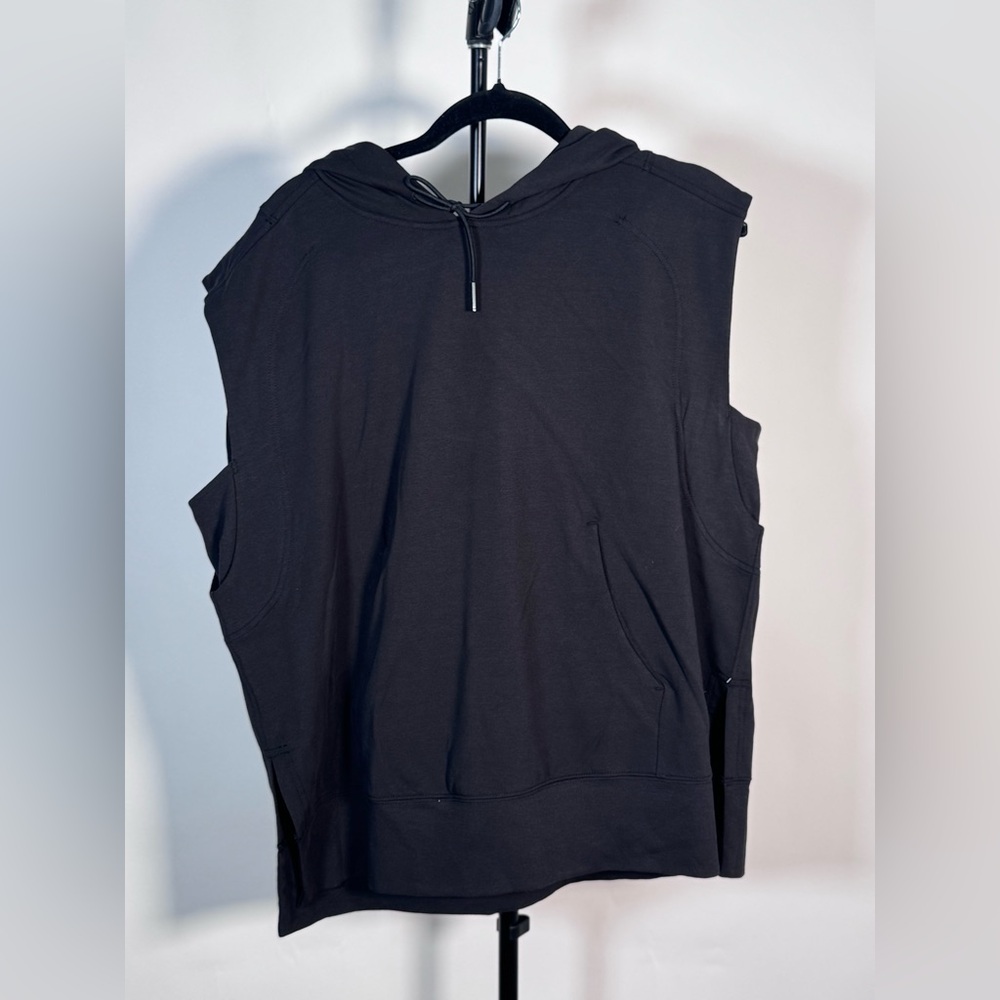 NWOT Lululemon French Terry Sleeveless Hoodie Black - Picture 5 of 8